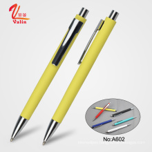 Best selling personalized logo multi color metal ballpoint pen click pen